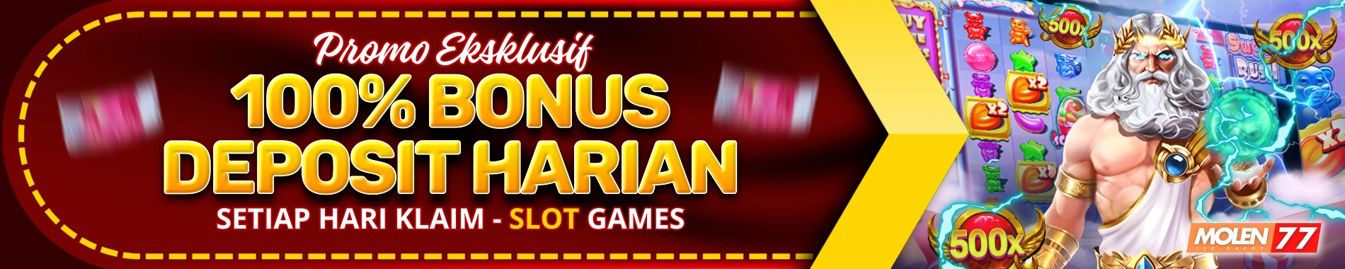 BONUS 100% HARIAN